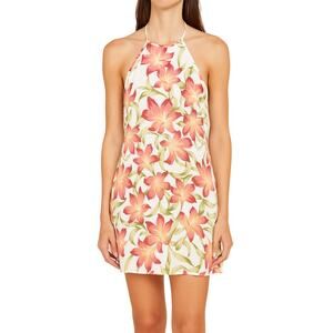 Show Me Your Mumu Gomez Mini Dress Lily Lady NWT Size XL Halter Floral